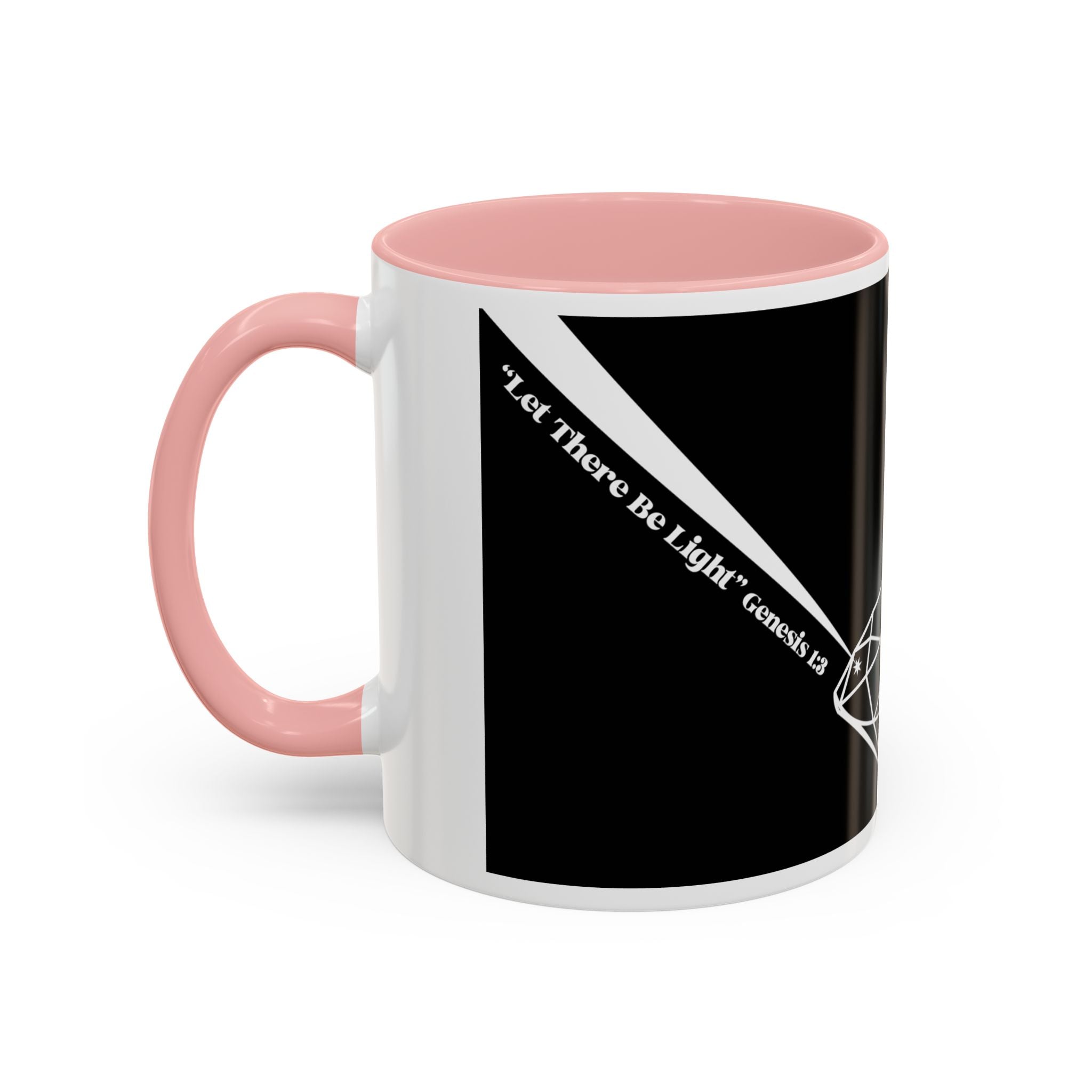 Prism Diamond Rainbow Accent Coffee Mug (11/15 oz)