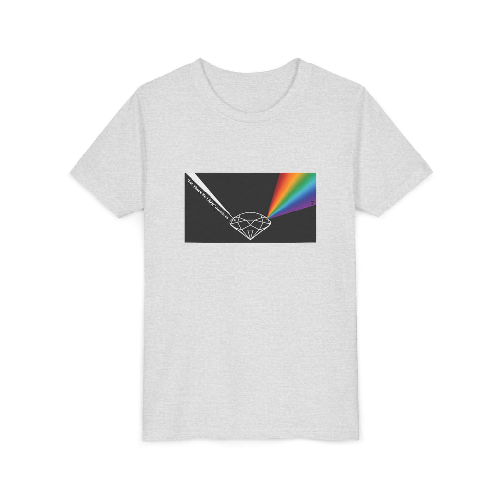 Youth Tee — Prism Diamond Rainbow Graphic Shirt