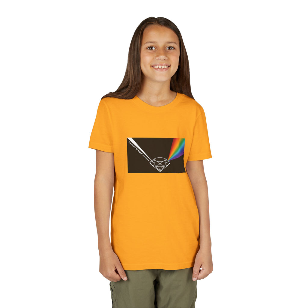 Youth Tee — Prism Diamond Rainbow Graphic Shirt