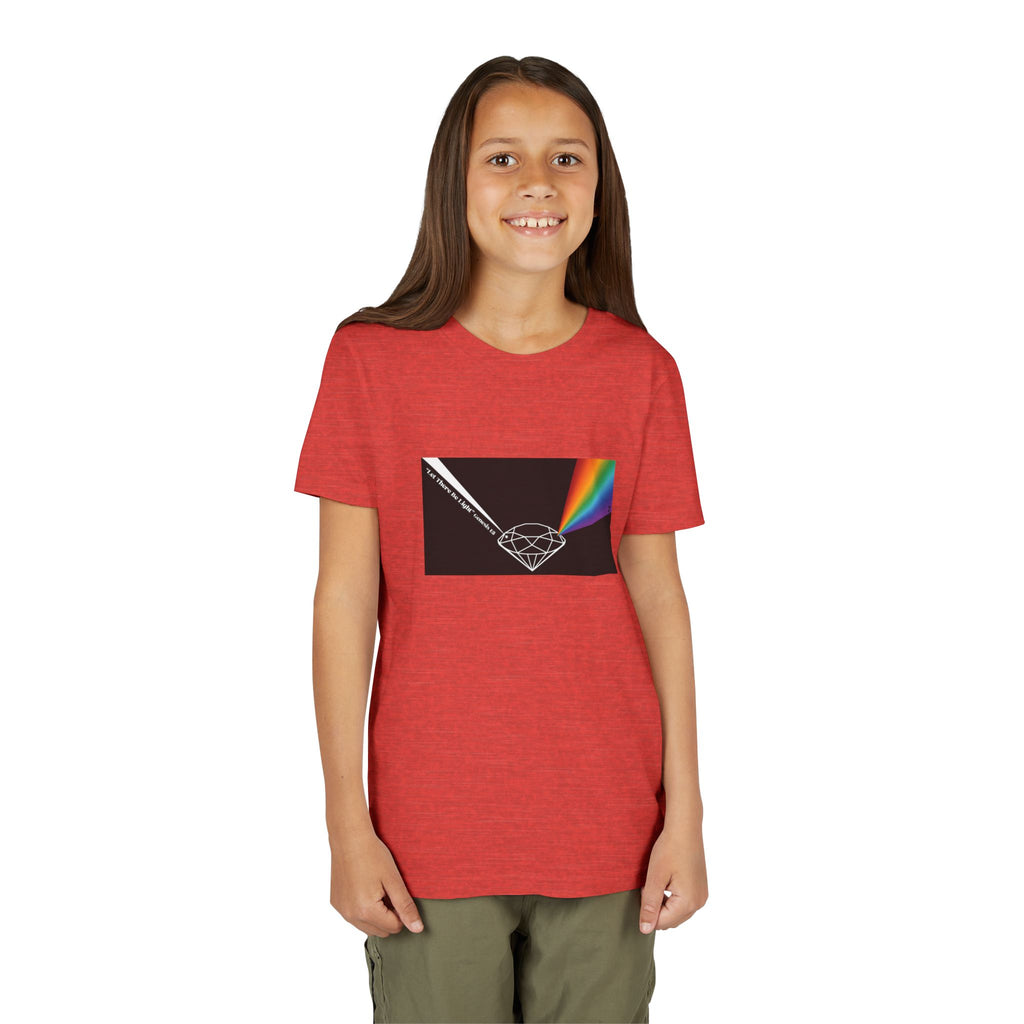 Youth Tee — Prism Diamond Rainbow Graphic Shirt