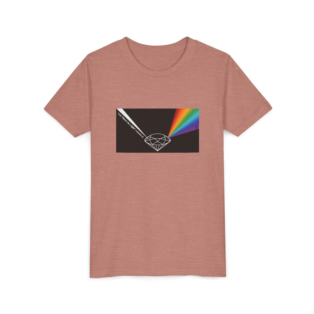 Youth Tee — Prism Diamond Rainbow Graphic Shirt