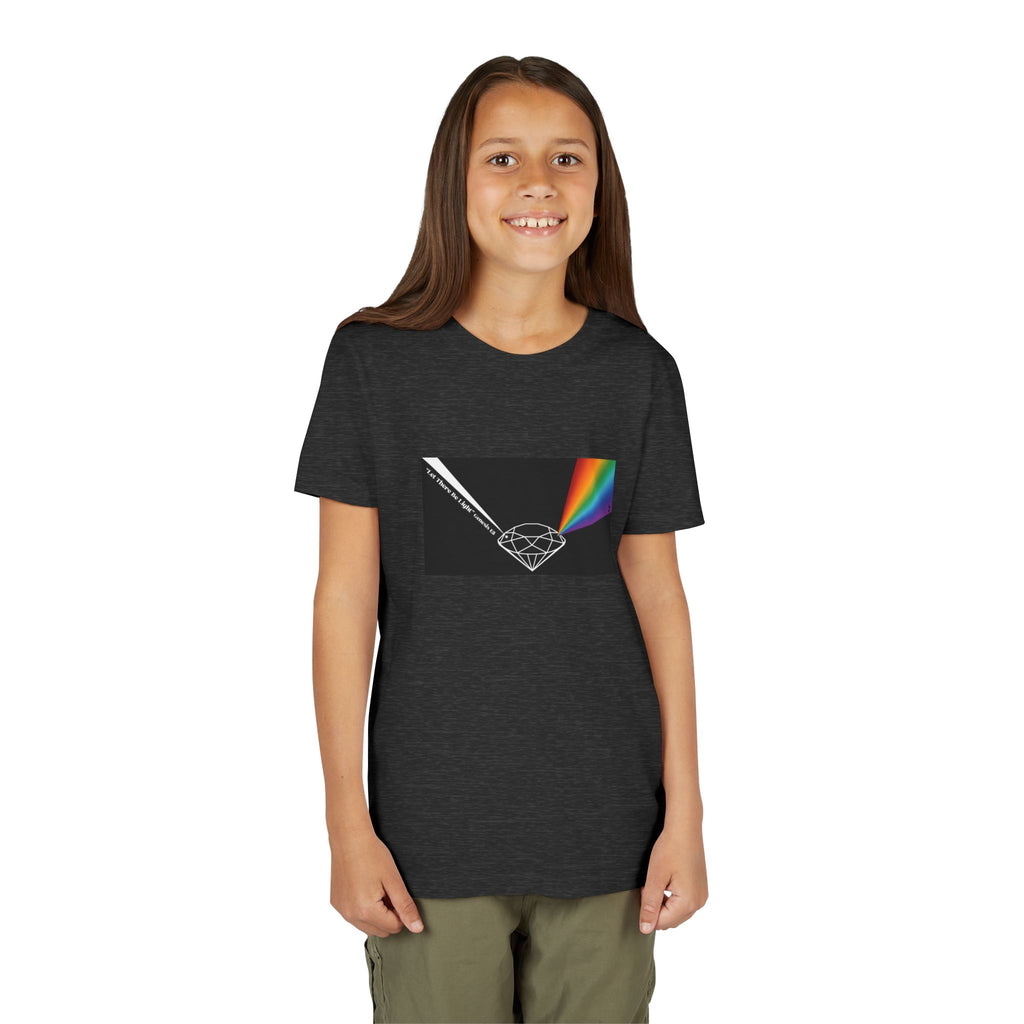 Youth Tee — Prism Diamond Rainbow Graphic Shirt