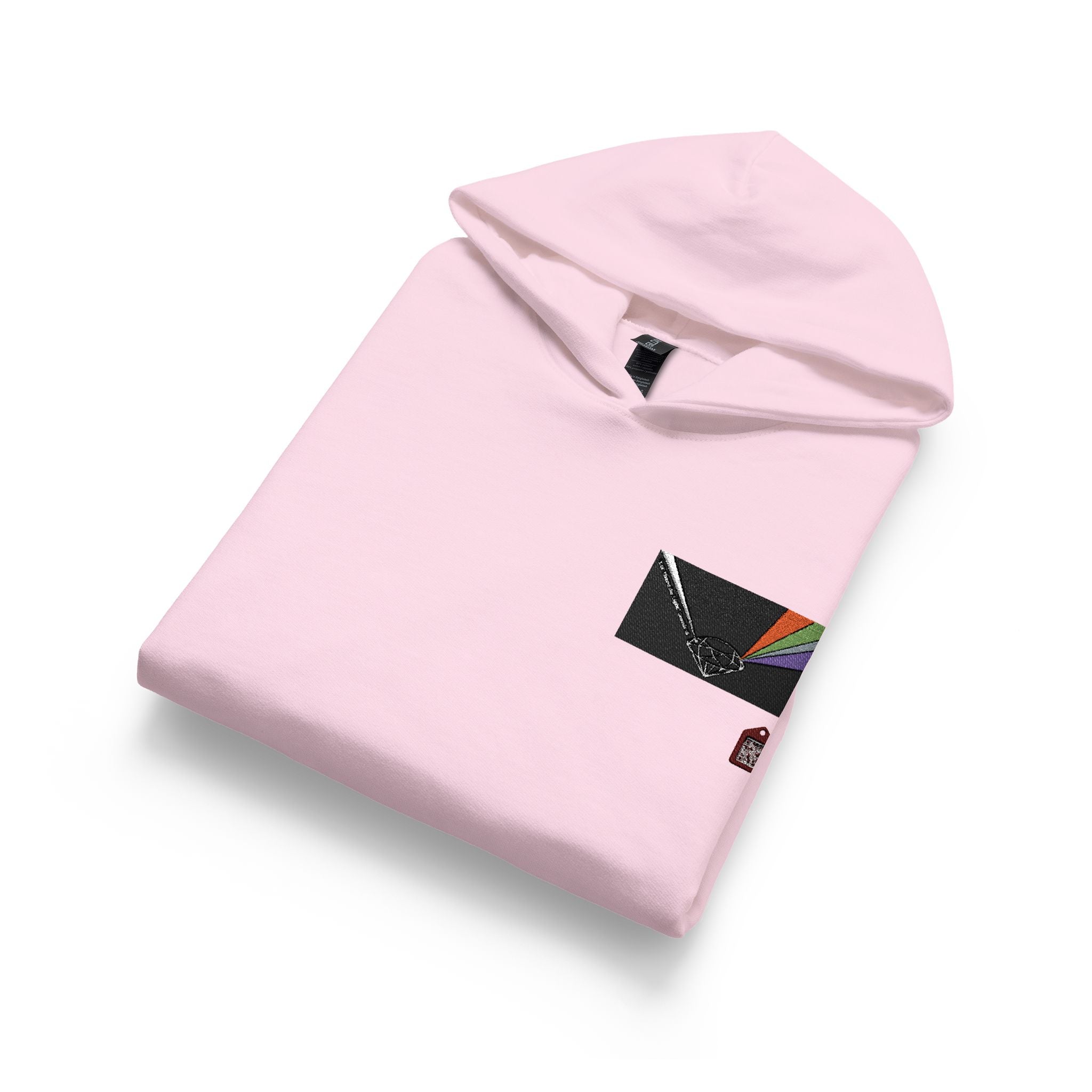 Youth Hoodie with Bible Verse Heart Pocket Graphic