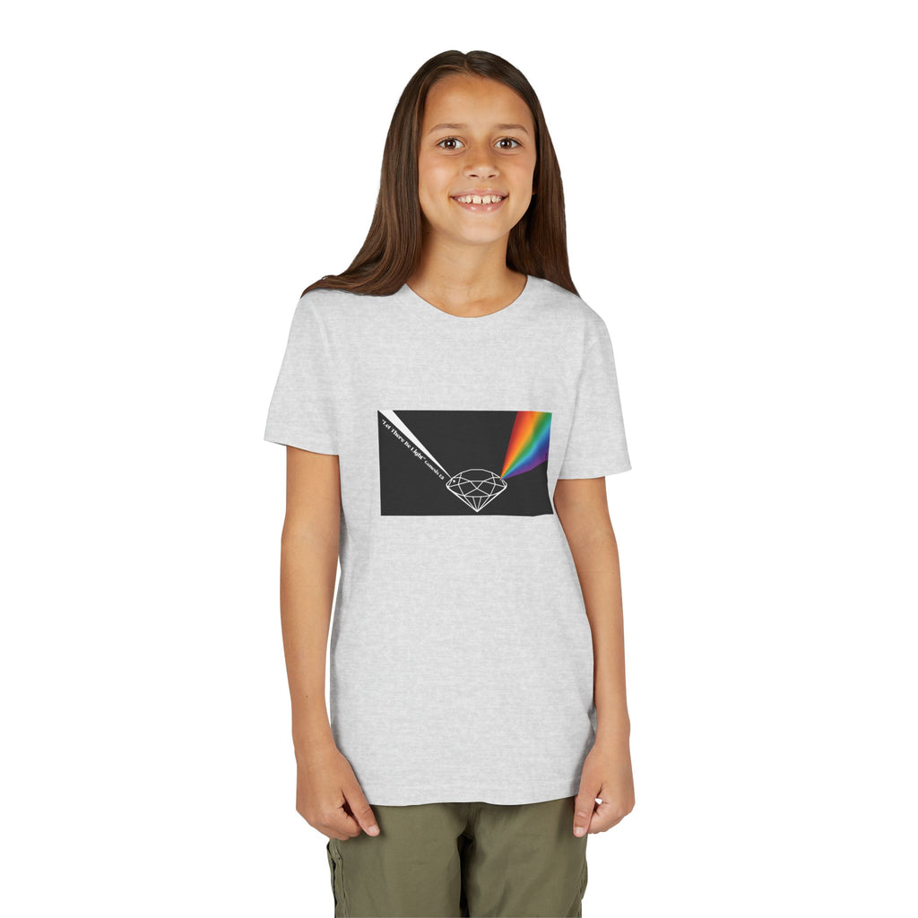 Youth Tee — Prism Diamond Rainbow Graphic Shirt