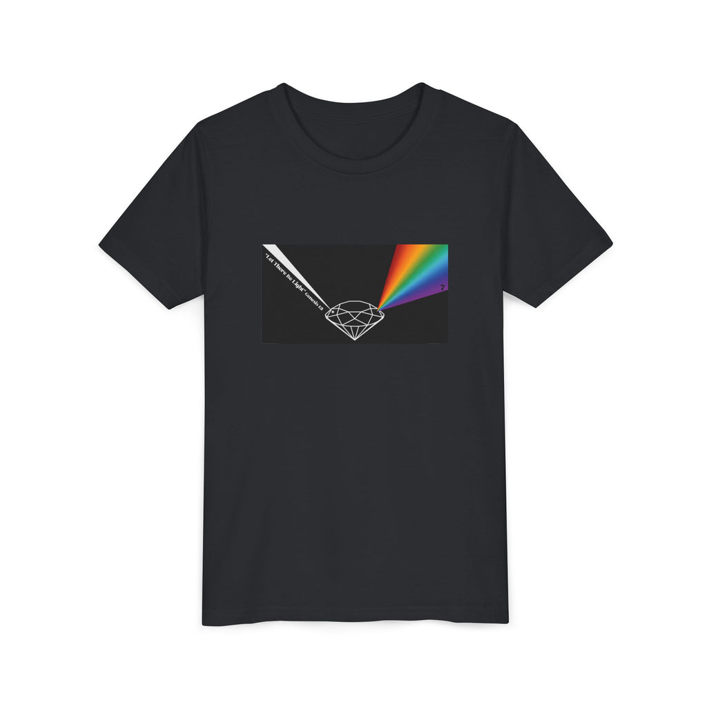 Youth Tee — Prism Diamond Rainbow Graphic Shirt