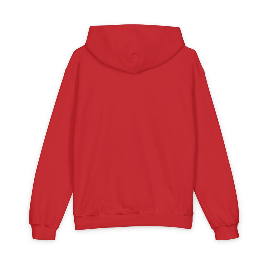 Youth Hoodie with Bible Verse Heart Pocket Graphic
