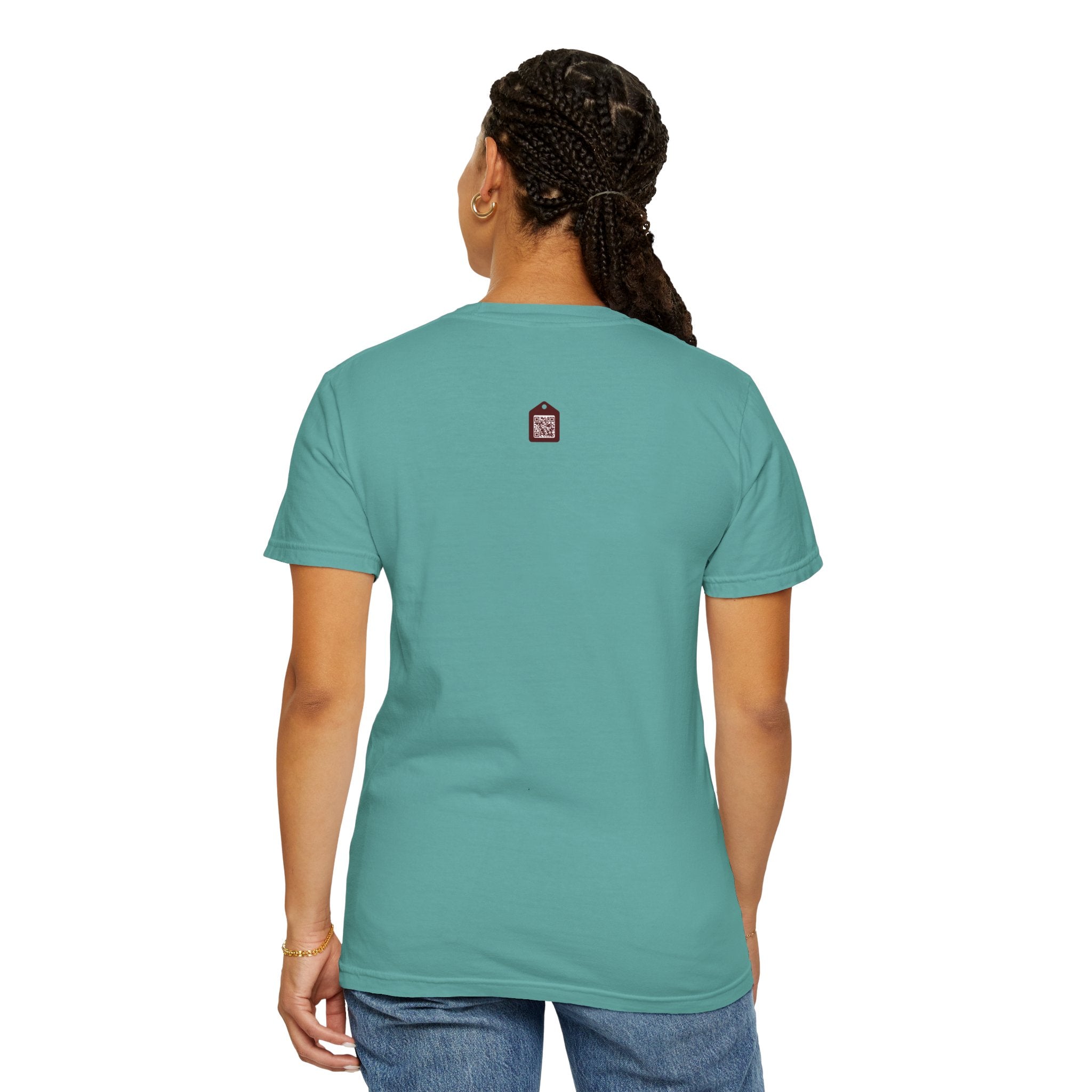 Prism Diamond Tee — Rainbow "Let There Be Light" Spectrum Graphic T-Shirt